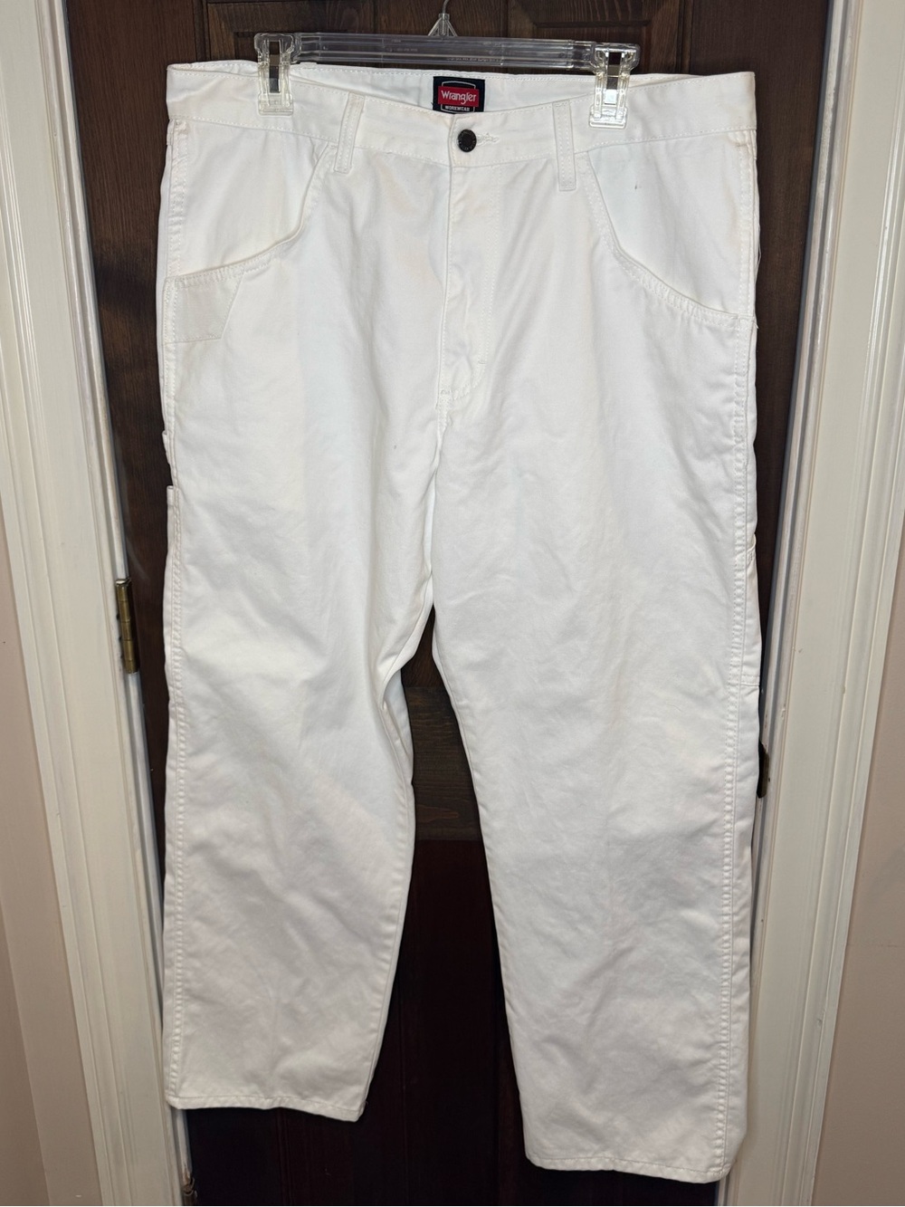 Wrangler White Painter Carpenter Work Pants 36x30